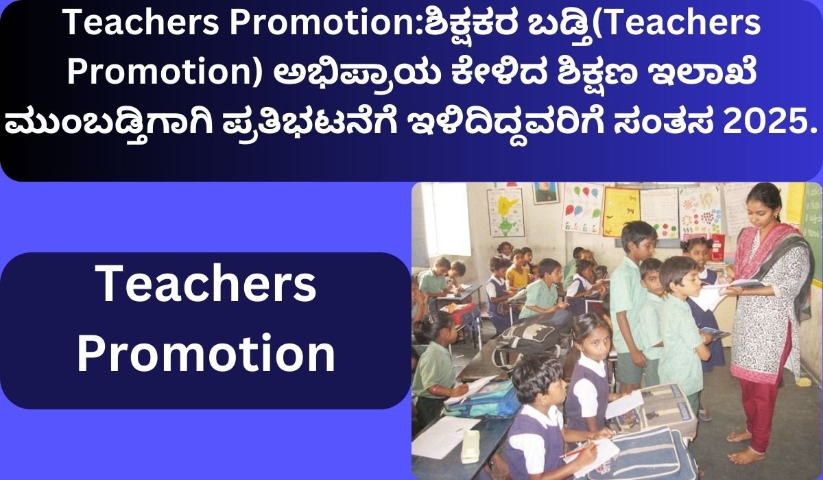 Teachers Promotion