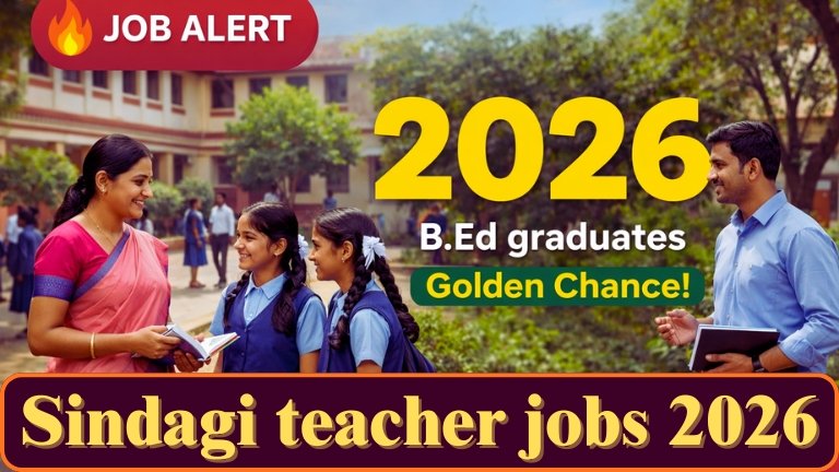 Sindagi teacher jobs 2026