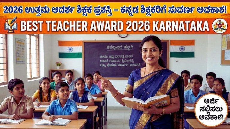 Best Teacher Award 2026 Karnataka