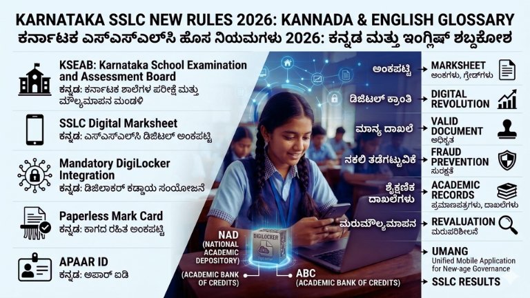 Karnataka SSLC New Rules 2026 Kannada