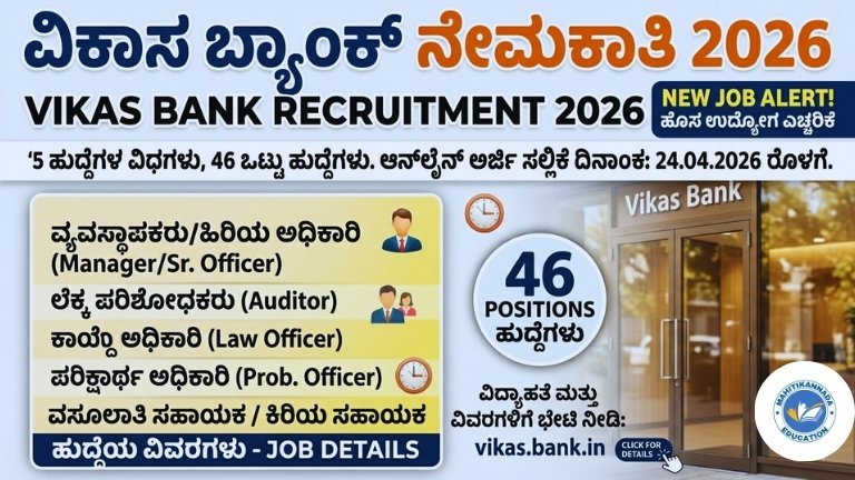 Vikas Bank Recruitment 2026
