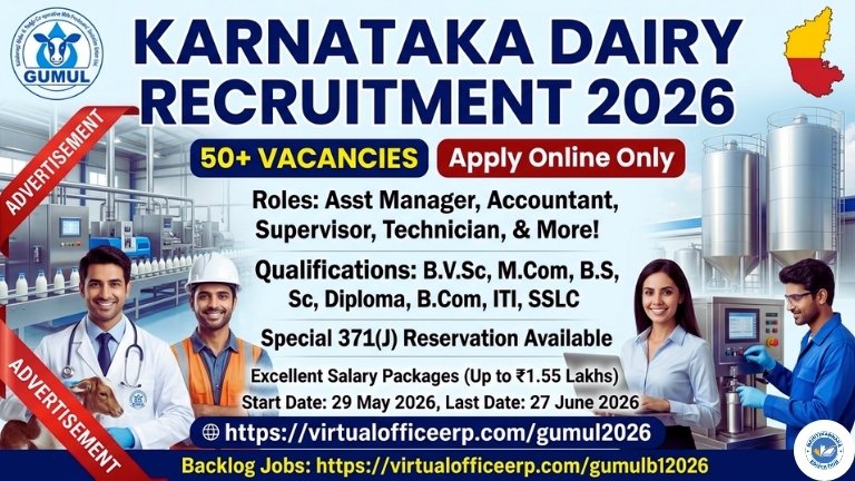 Karnataka Dairy Recruitment 2026