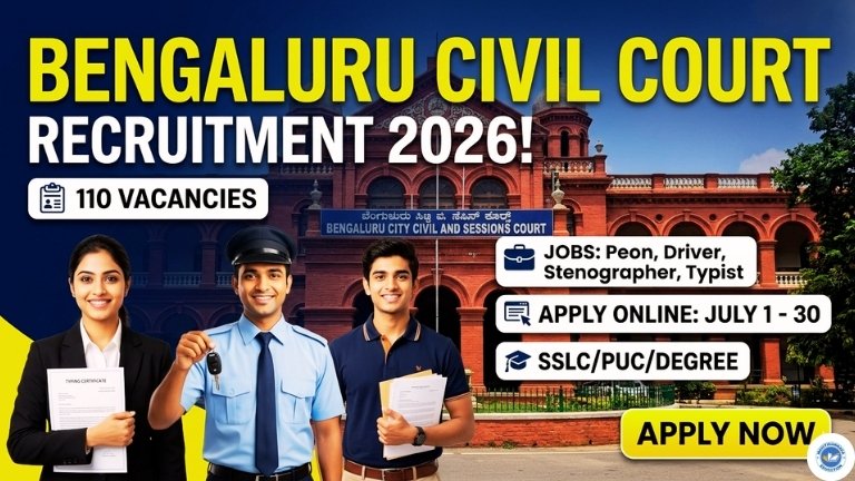 Bengaluru Civil Court Recruitment 2026