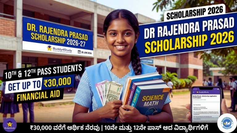 Dr Rajendra Prasad Scholarship 2026