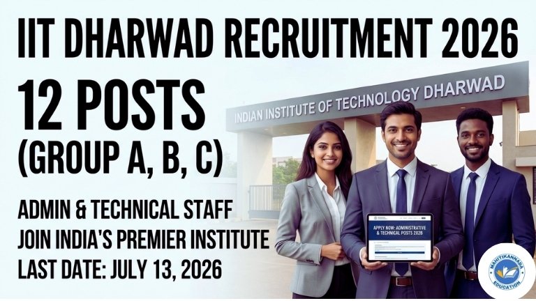 IIT Dharwad Recruitment 2026
