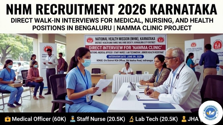 NHM Recruitment 2026 Karnataka