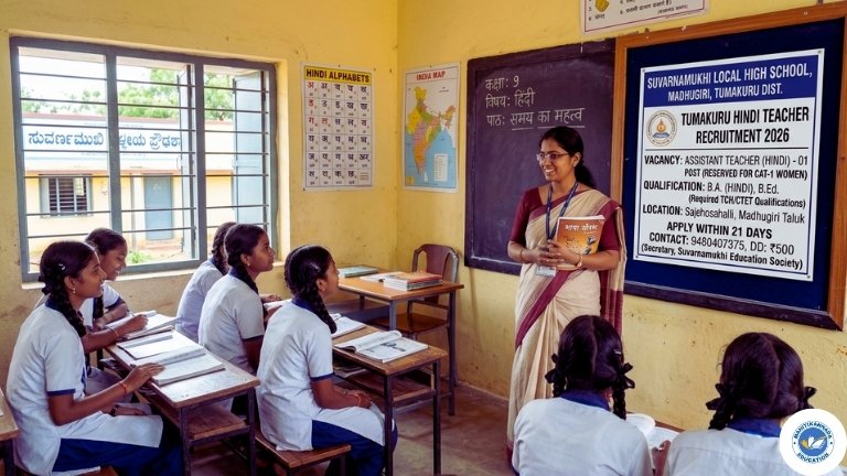 Tumakuru Hindi Teacher Recruitment 2026