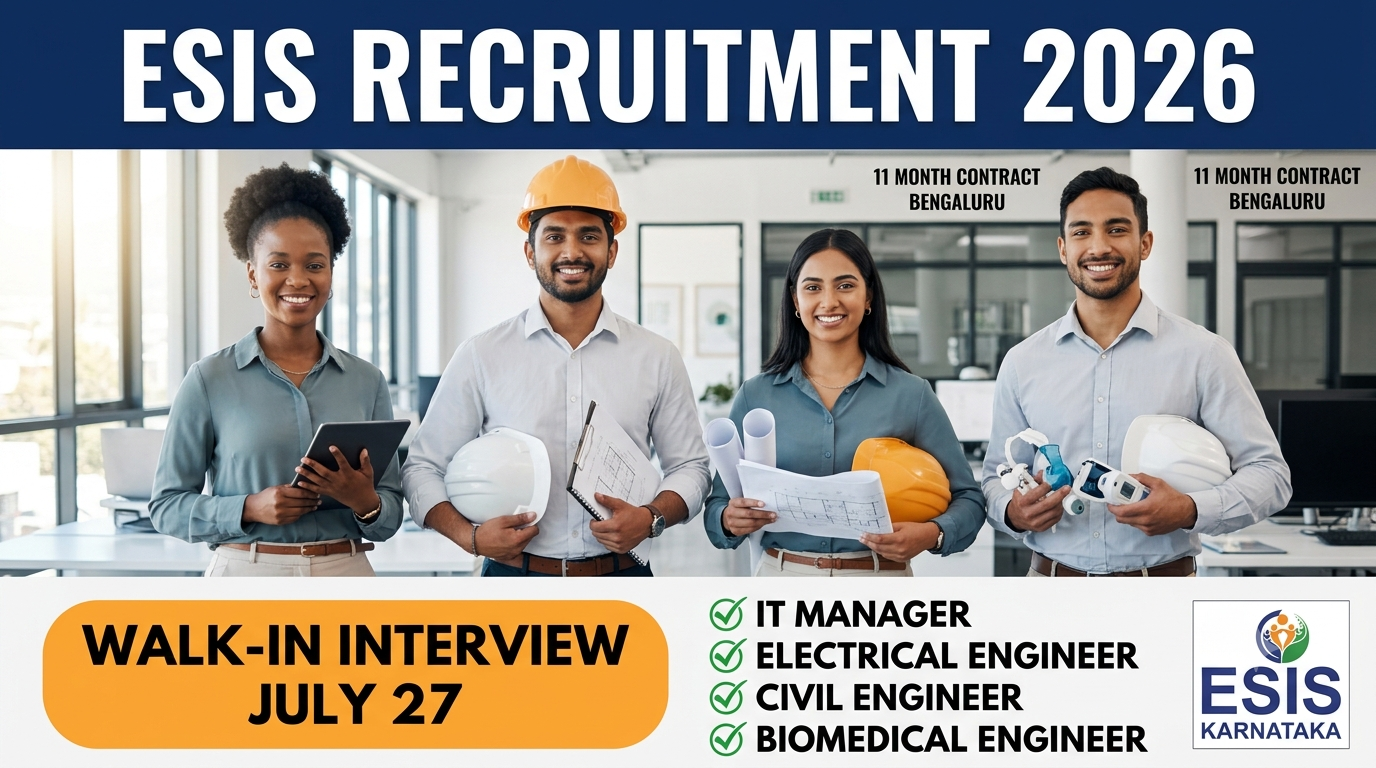 ESIS Recruitment 2026