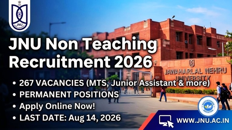 JNU Non Teaching Recruitment 2026