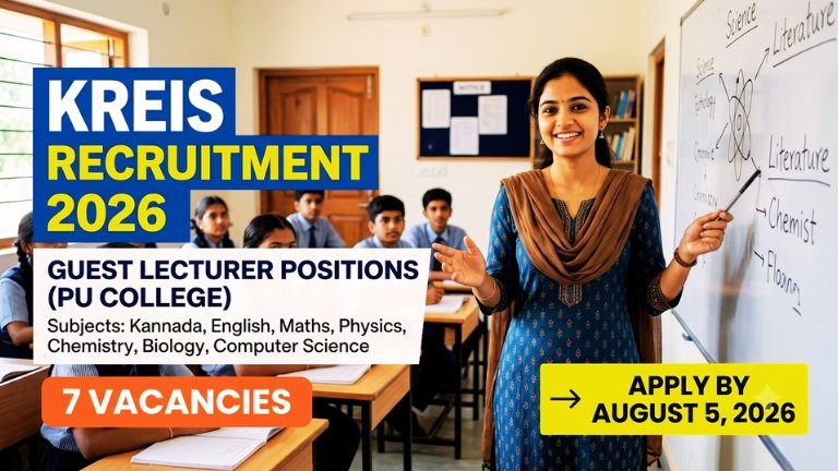 KREIS Recruitment 2026