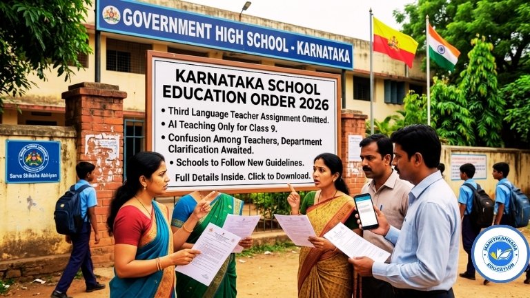 Karnataka School Education Order 2026