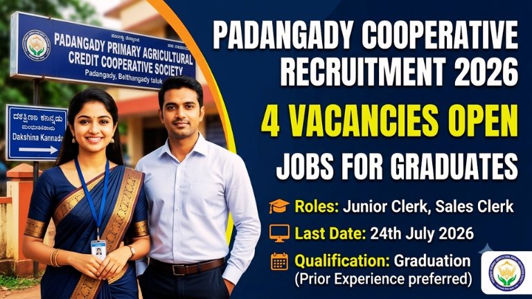 Padangady Cooperative Recruitment 2026