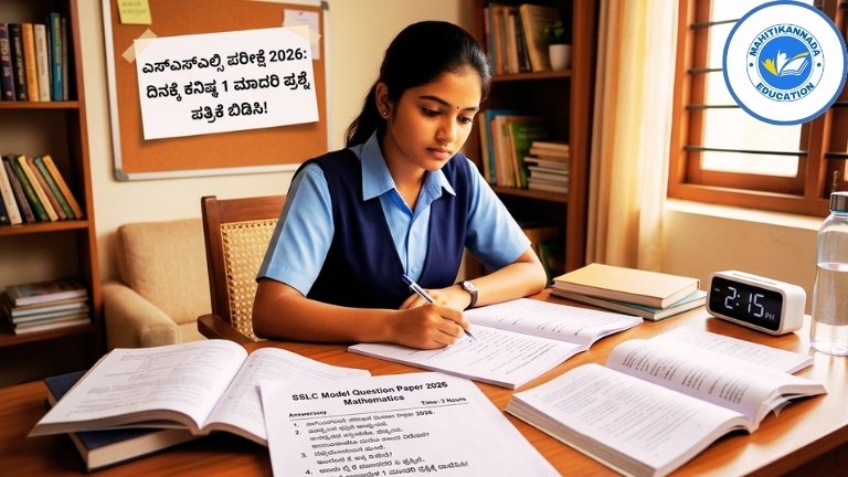 SSLC Model Question Papers 2026