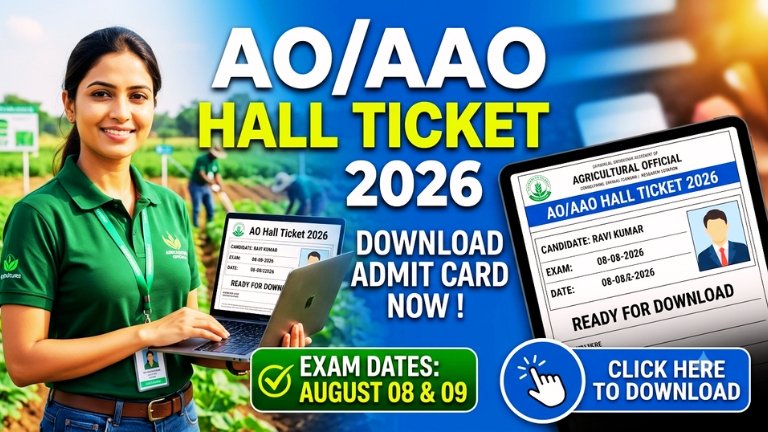AO/AAO Hall Ticket 2026