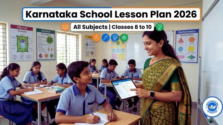 Karnataka School Lesson Plan 2026
