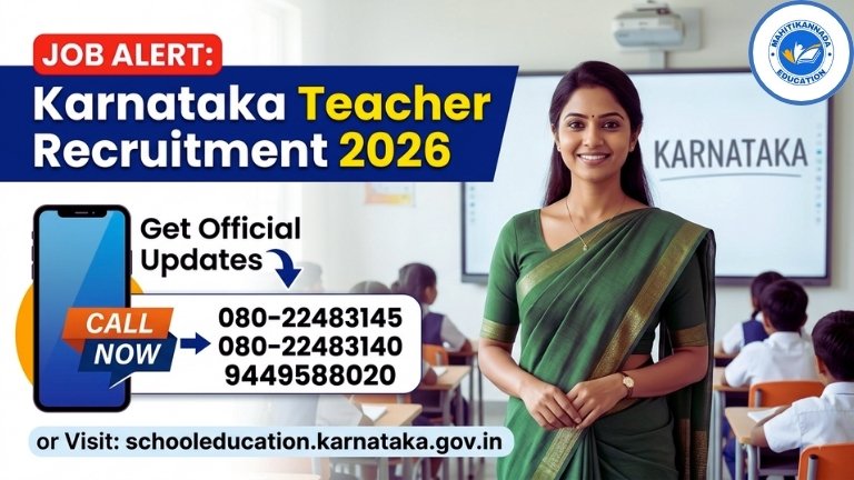 Karnataka Teacher Recruitment 2026