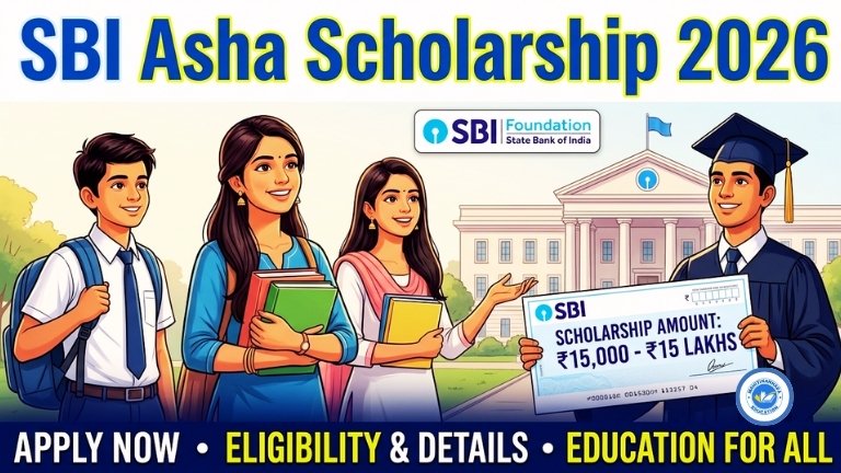 SBI Asha Scholarship 2026