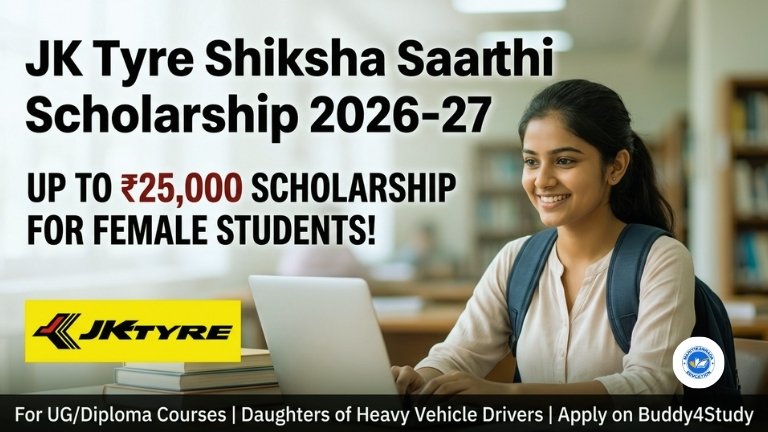 JK Tyre Shiksha Saarthi Scholarship 2026-27