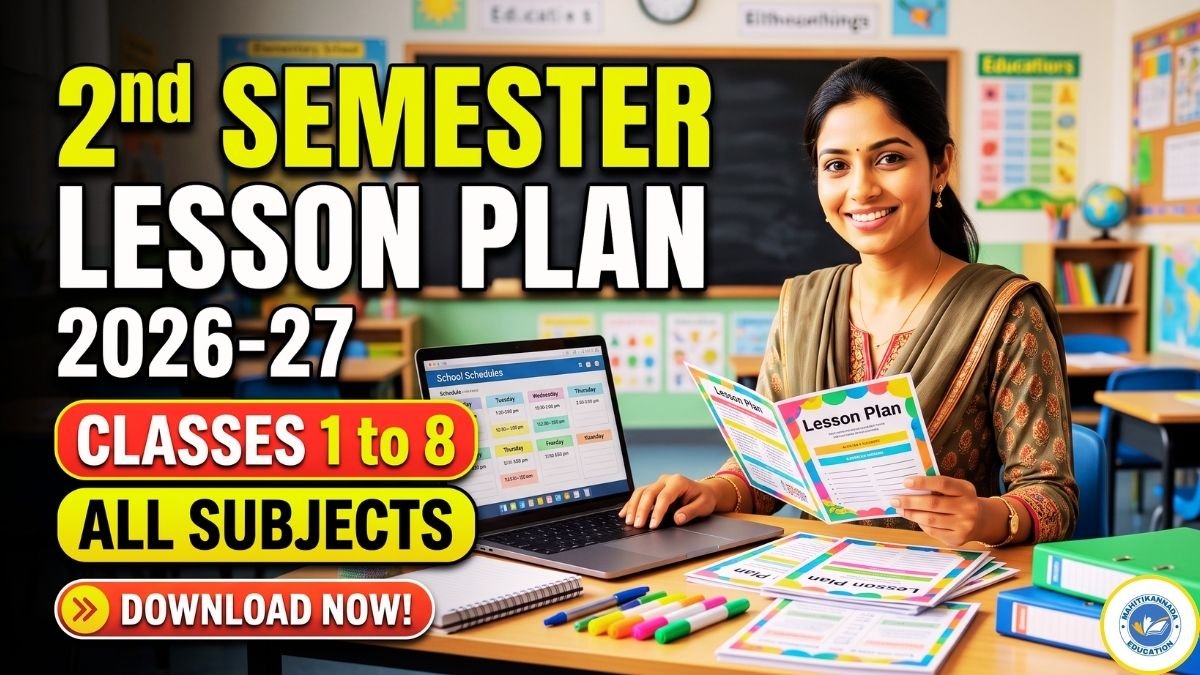 2nd Semester Lesson Plan 2026-27