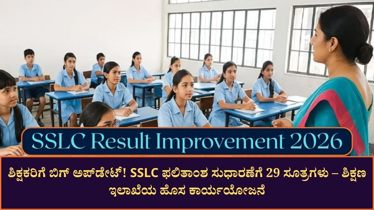 SSLC Result Improvement 2026